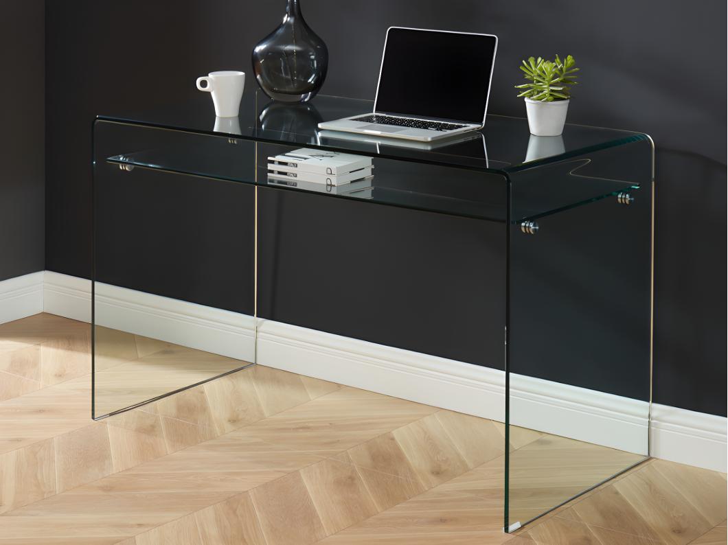 Bureau STILEOS - 1 niche - Verre trempé