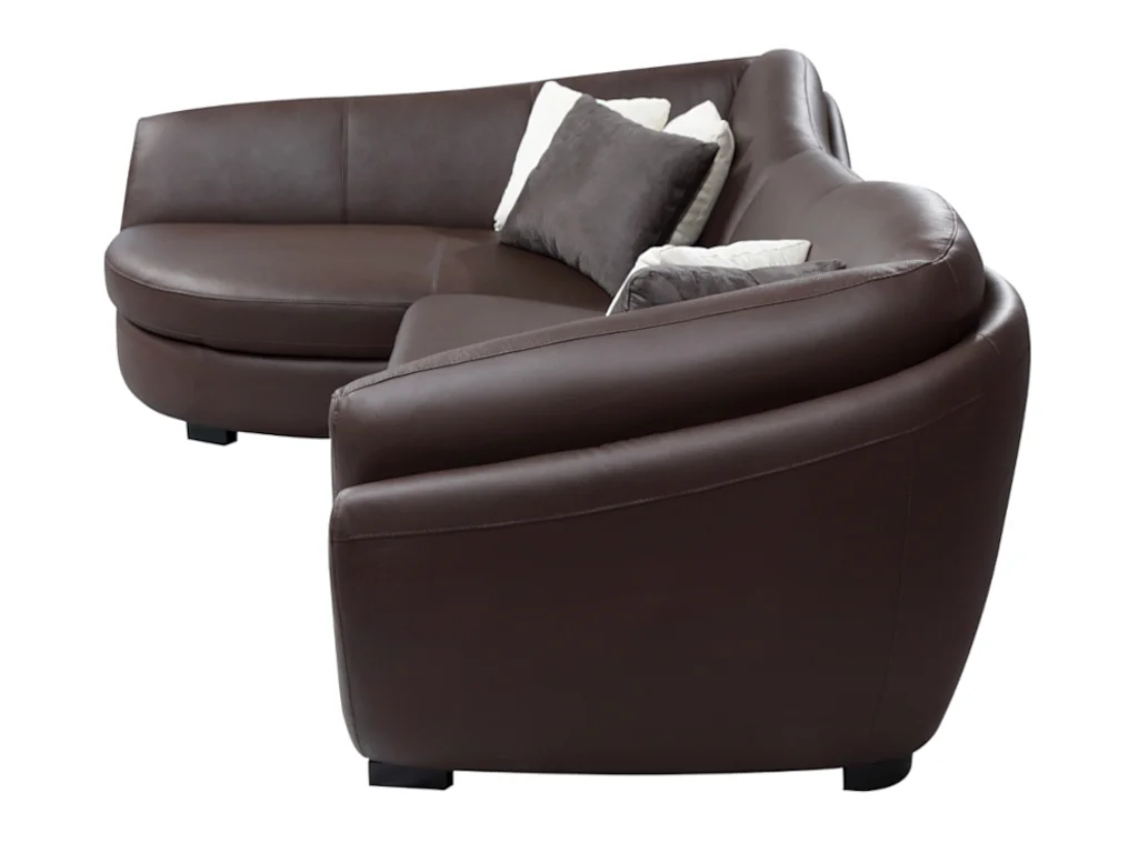 5-zitshoekbank in buffelleer CAIPI - Bruin - Hoek links - van Pascal Morabito