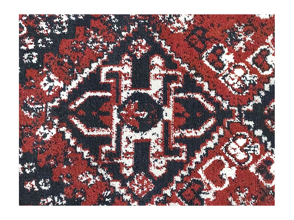 Tapijt Oosterse stijl SYLHET - 200x290cm - Rood en zwart