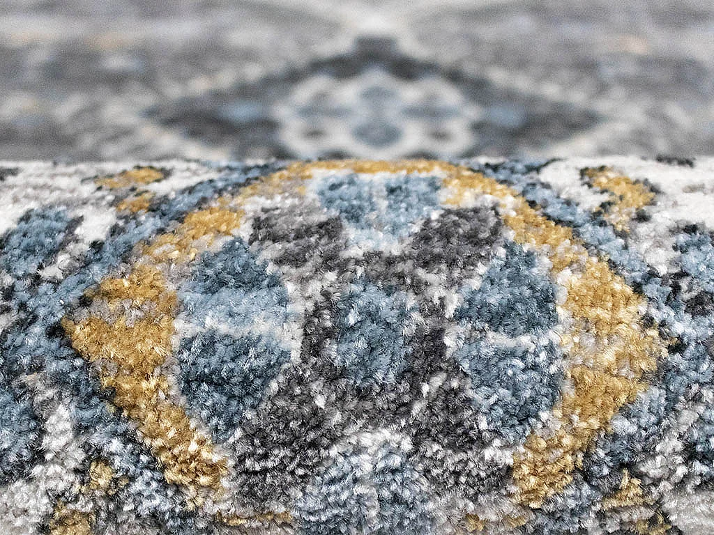 Alfombra vintage oriental CLOSSY - 200 x 290 cm - gris