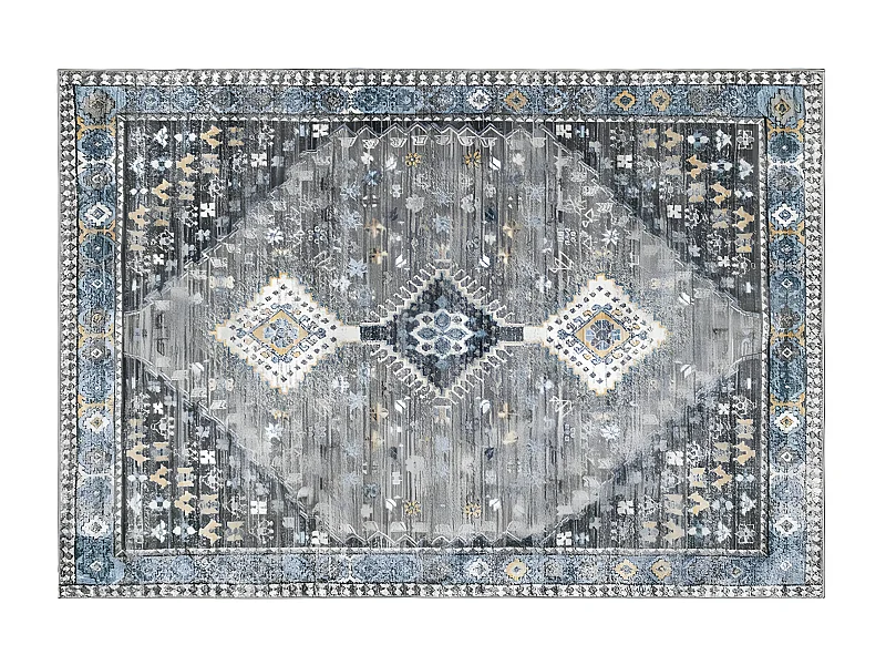 Vintage orientalisk matta - 200 x 290 cm - grå - CLOSSY