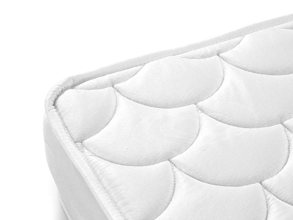 Ensemble 90 x 190 cm cadre à lattes + matelas mousse ép.15cm - DANAE de DREAMEA