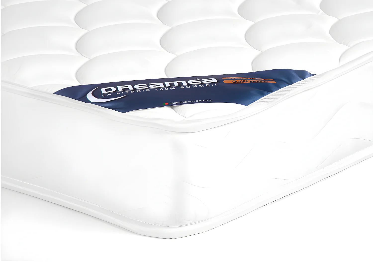 Ensemble 90 x 190 cm cadre à lattes + matelas mousse ép.15cm - DANAE de DREAMEA