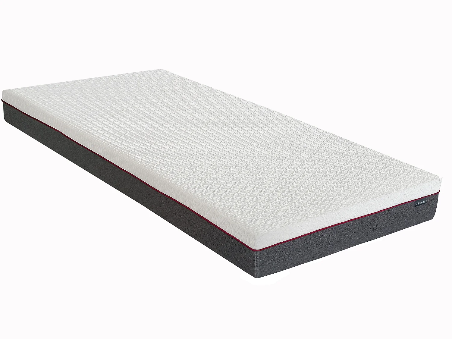 Lit électrique de relaxation tout plots + matelas mémoire de forme - 2 x 80 x 200 cm - Blanc - ATRIDE de YSMÉE