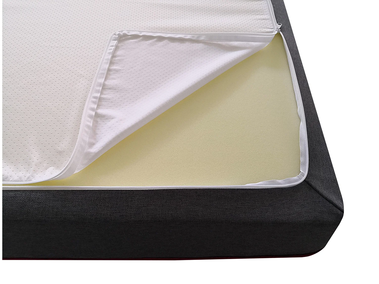 Elektrisch relaxbed met matras met vormgeheugen ATRIDE van YSMÉE - OKIN-motoren - zwart - 2 x 90 x 200 cm