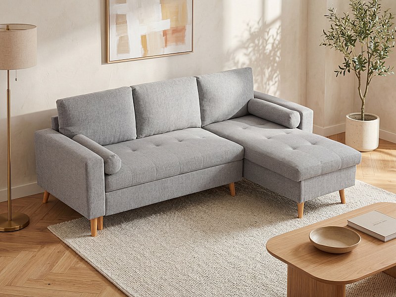 Canapé méridienne convertible Kori, Vente-unique