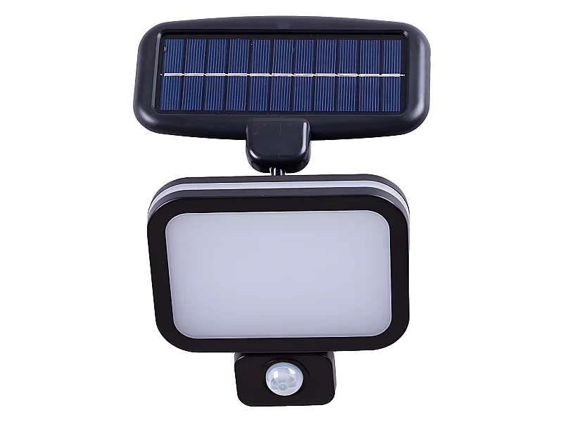 Projecteur solaire - 62 leds avec détecteur de mouvement VINCA - 500 Lumens - Noir