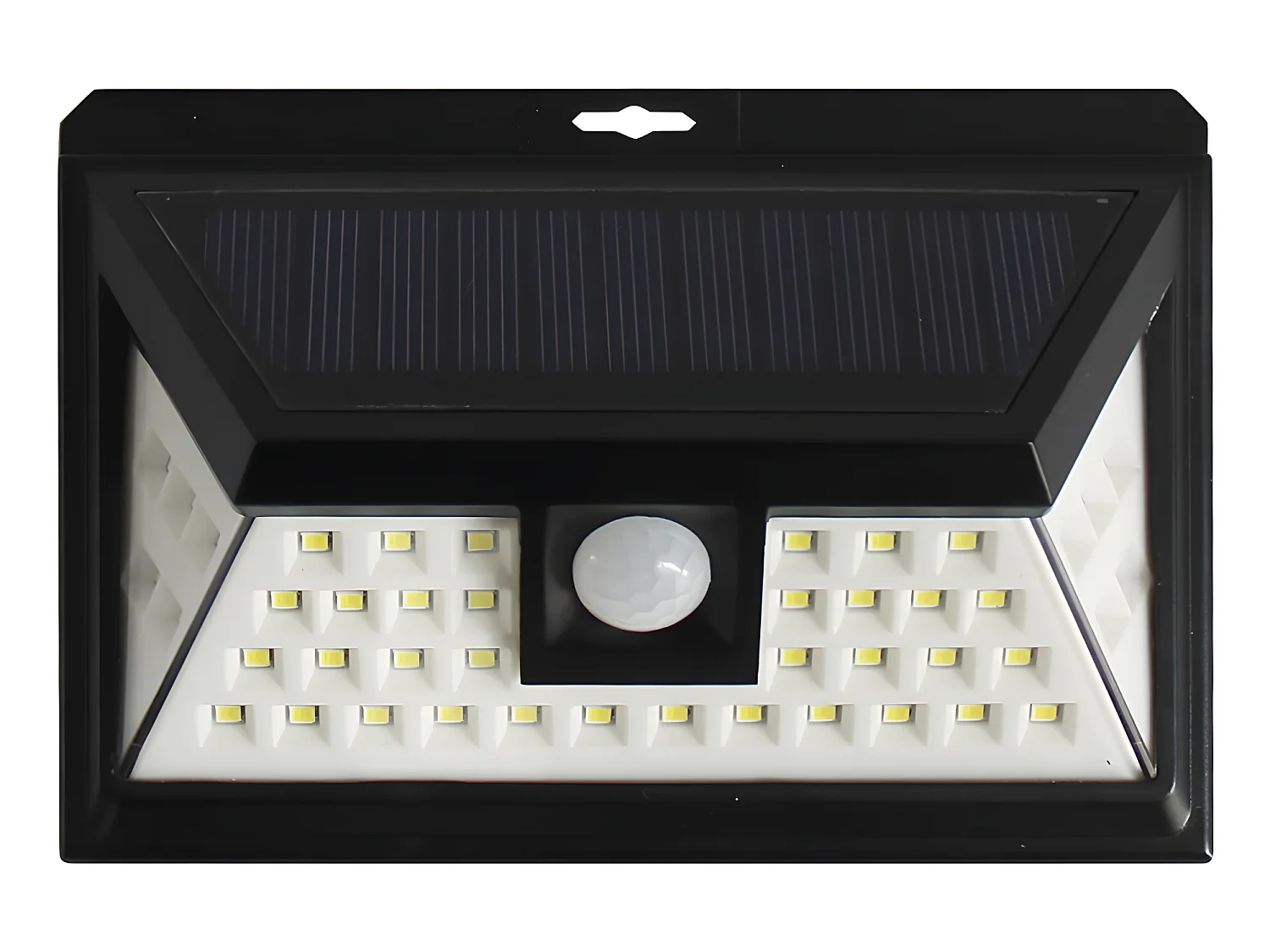 Projecteur solaire - 48 leds avec détecteur de mouvement DORIA - 250 Lumens - Noir