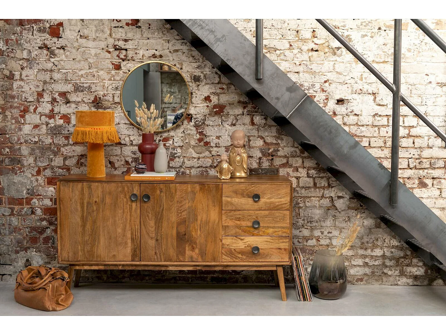 Miroir mural Dunlap en Miroir