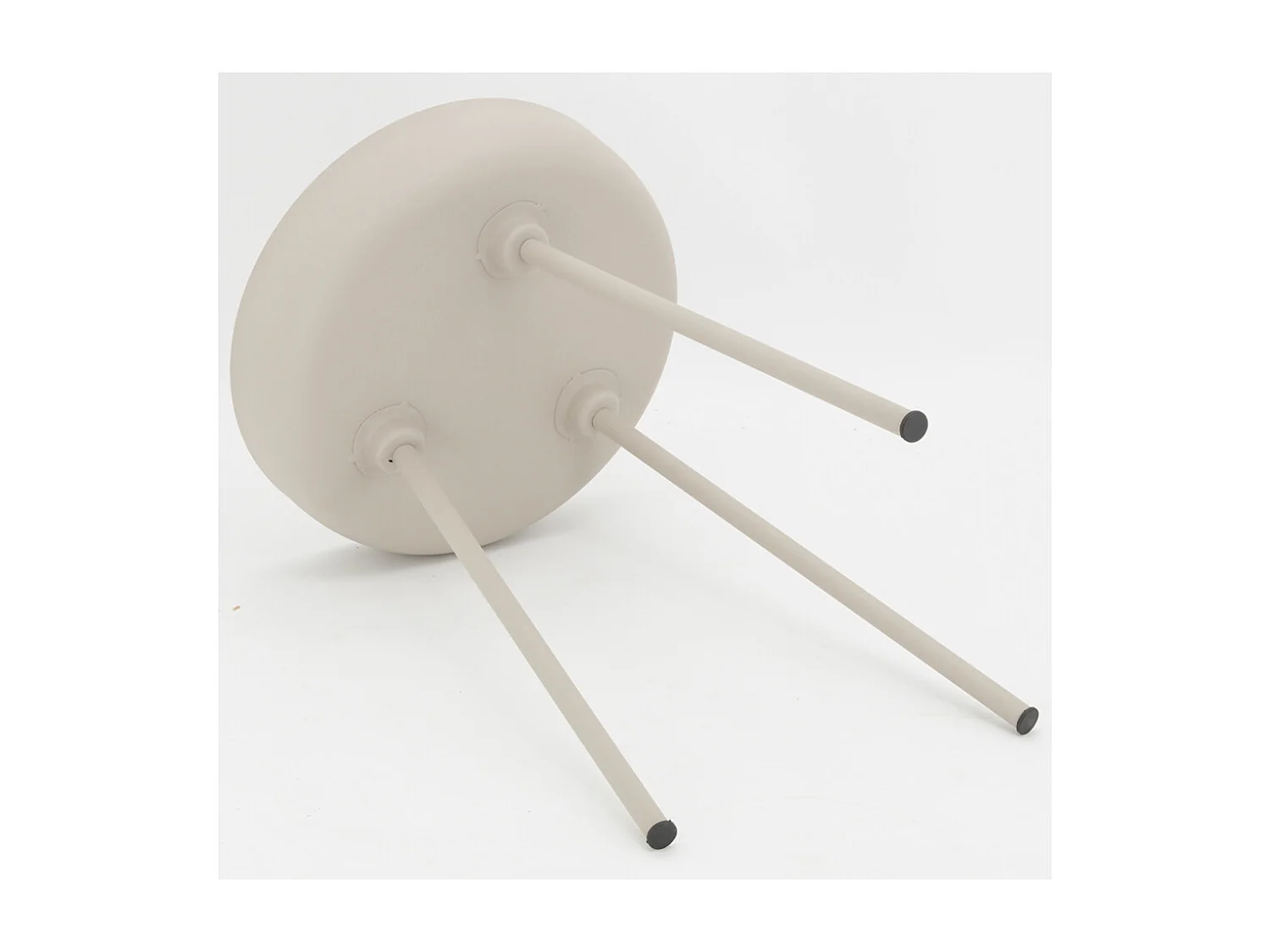 Table d'appoint ronde en métal