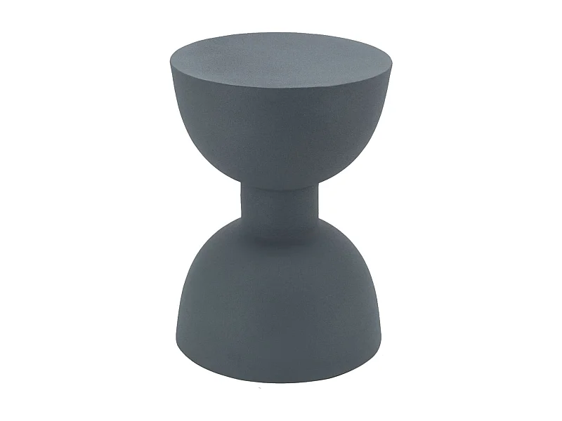 Table d'appoint ronde en métal Sablier