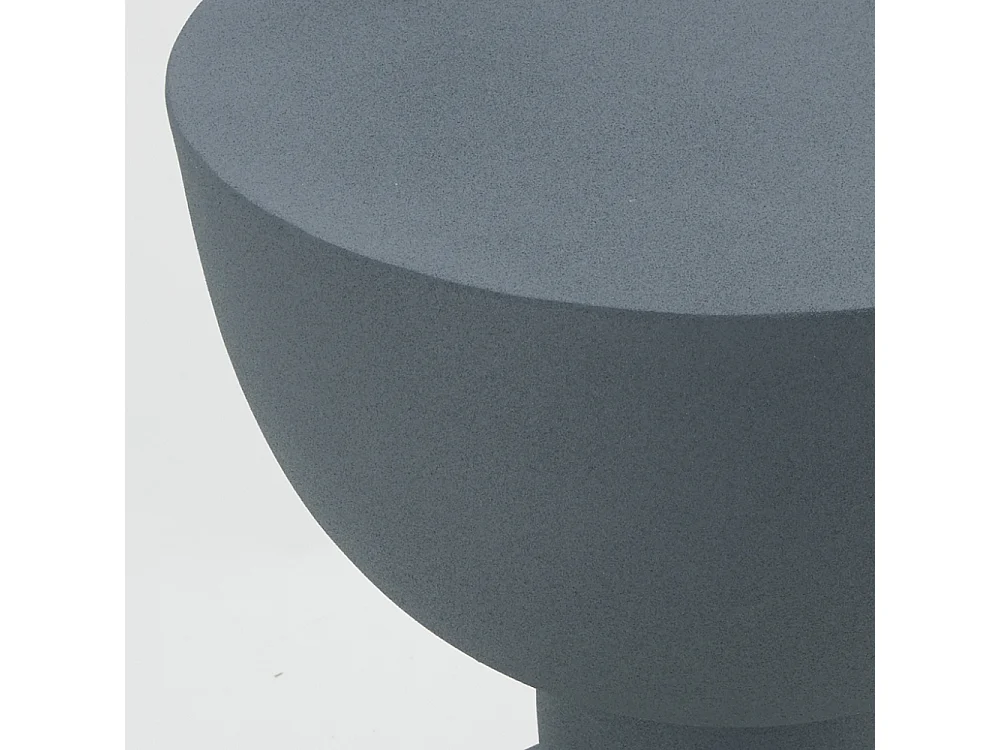 Table d'appoint ronde en métal Sablier