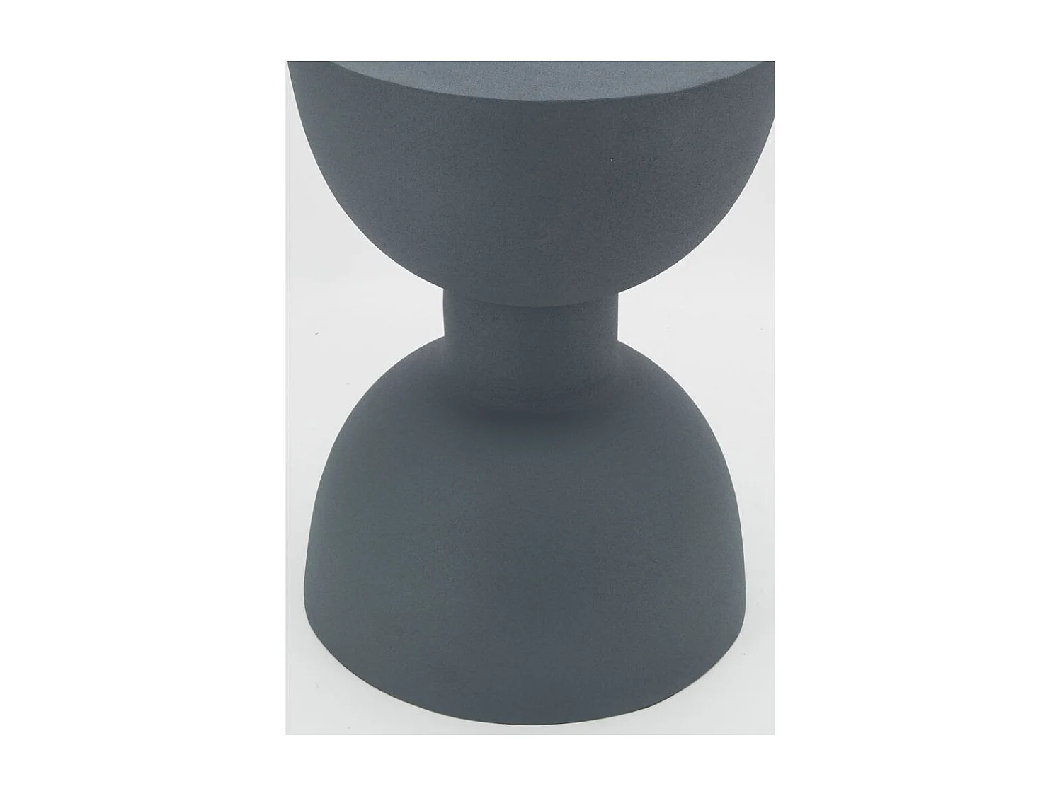 Table d'appoint ronde en métal Sablier