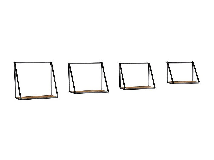 Étagères murales gigognes (Lot de 4)
