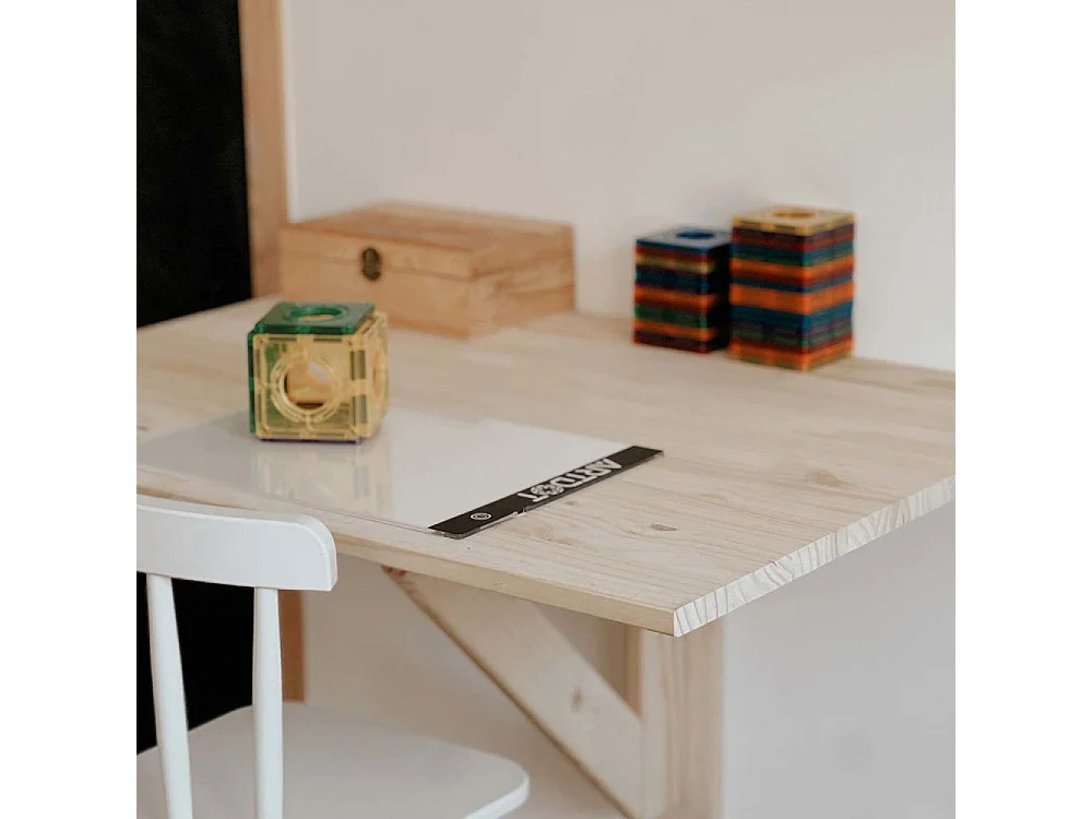 Etagère murale pliable en pin massif