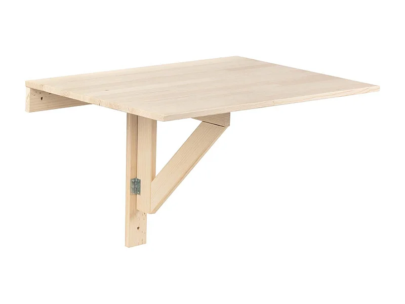 Etagère murale pliable en pin massif