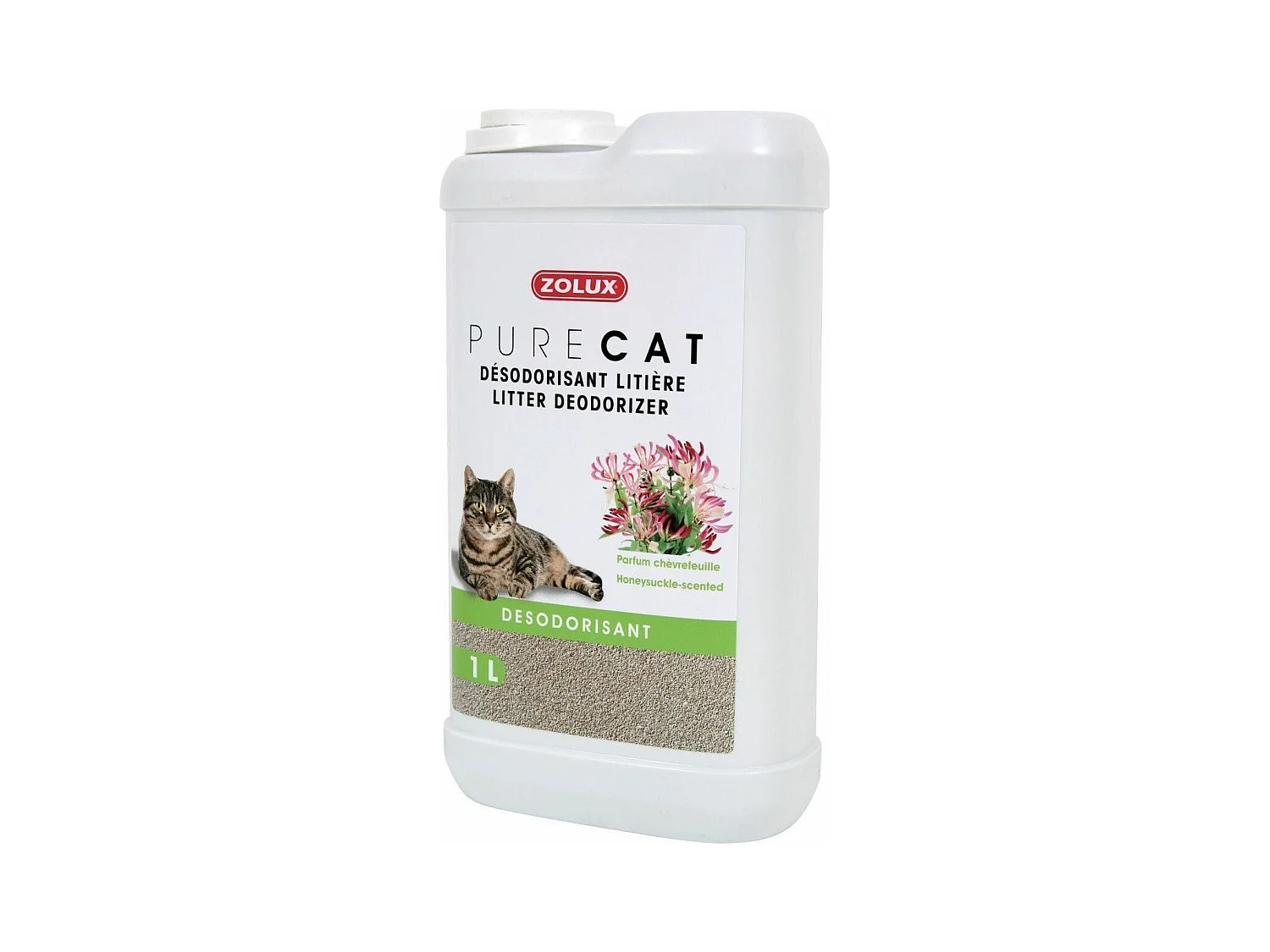 Désodorisant litière 1 litre (Lot de 3) Chèvrefeuille