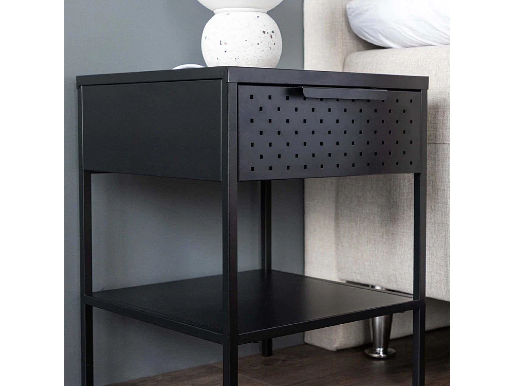 Table de chevet en acier Sacramento