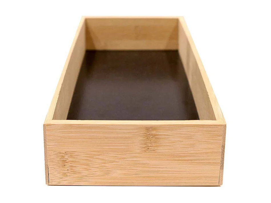 Rangement en bois pour tiroir fond noir (Lot de 2)