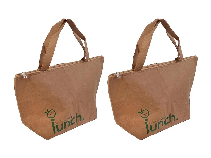 Sac fraîcheur papier Kraft (Lot de 2)