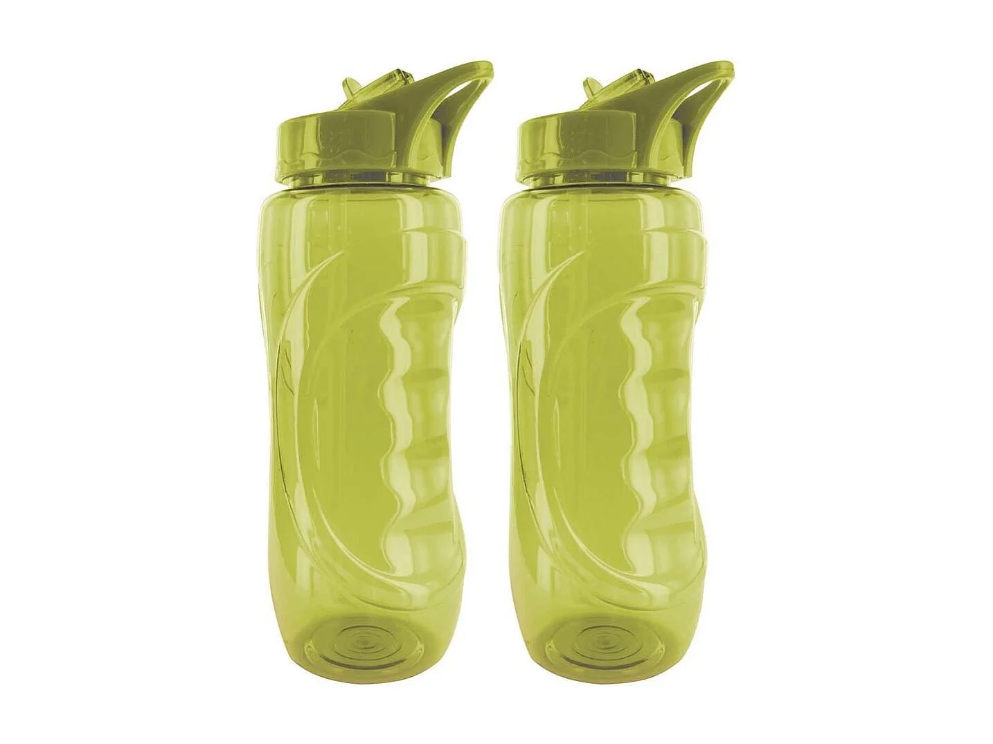 Gourde de sport bouchon avec paille 900 ml (Lot de 2) Vert