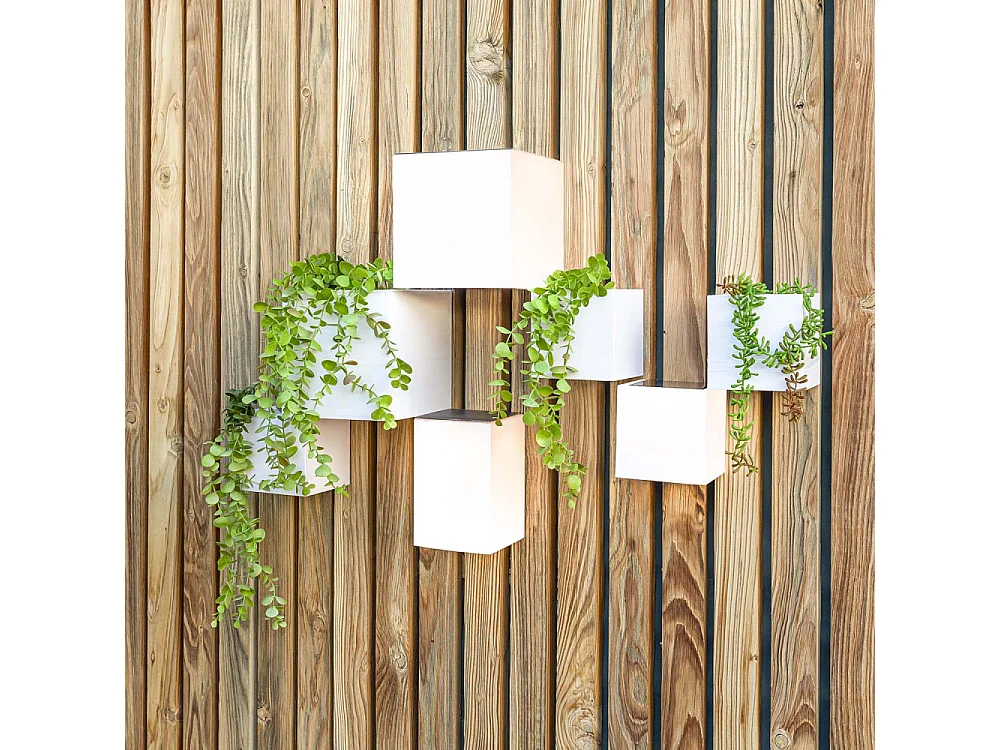 Applique murale recharge solaire Wally 18 x 18 x 18 cm