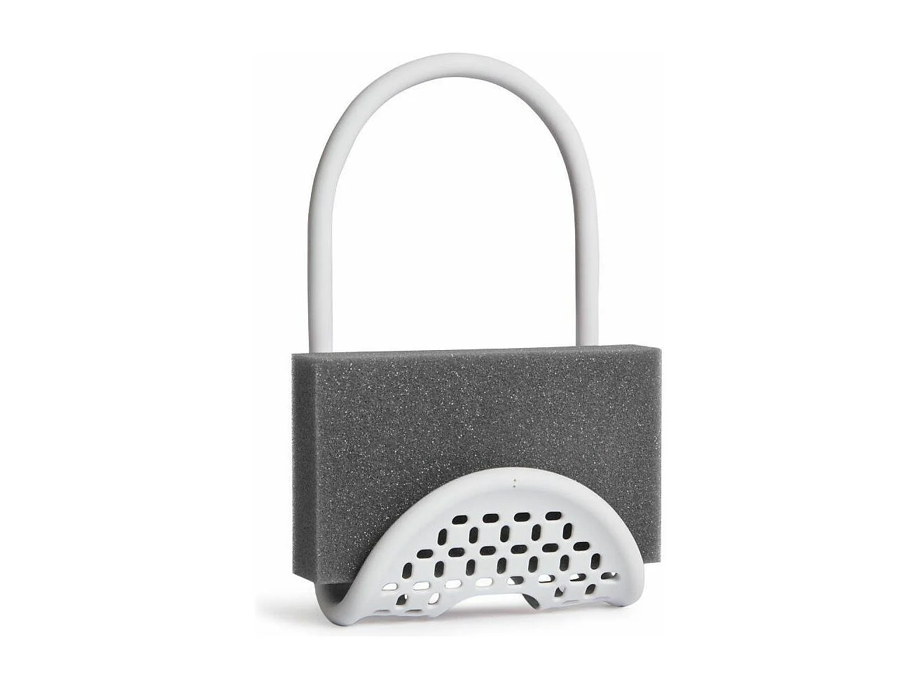 Support accessoires robinet Blanc