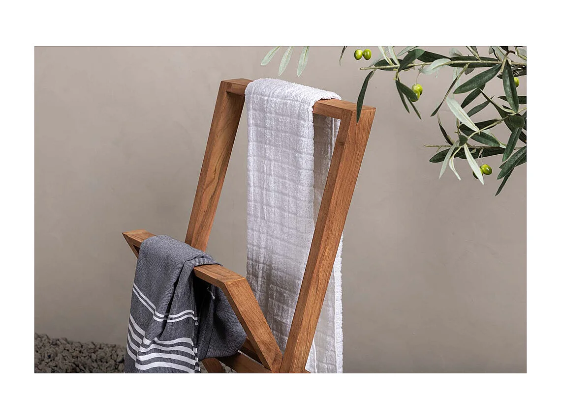Porte-Serviettes en Teck "Kenya" 82cm Naturel