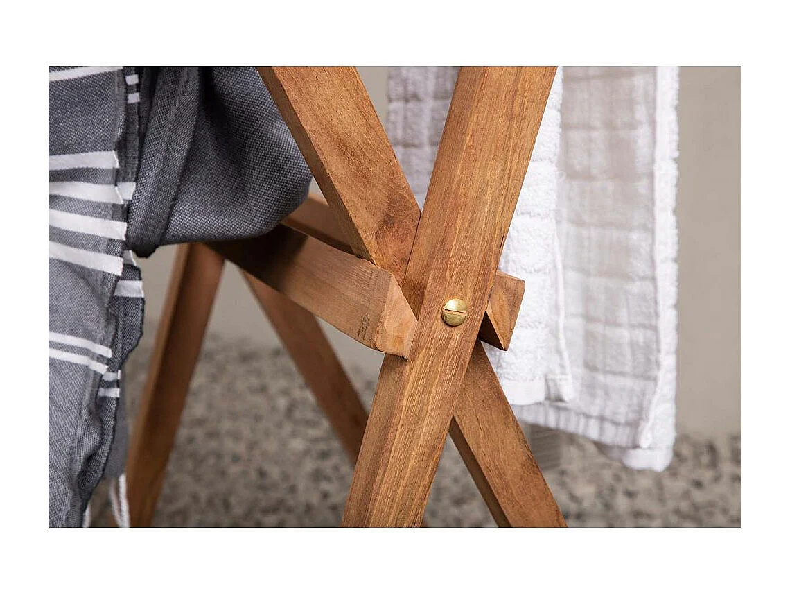 Porte-Serviettes en Teck "Kenya" 82cm Naturel