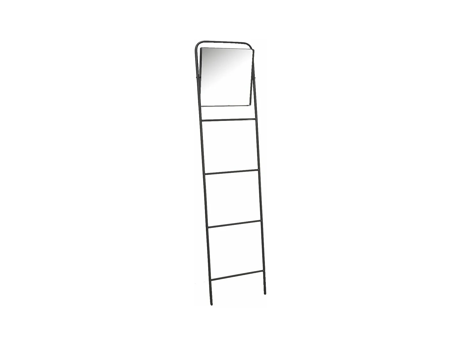 Miroir échelle en métal Porte serviette