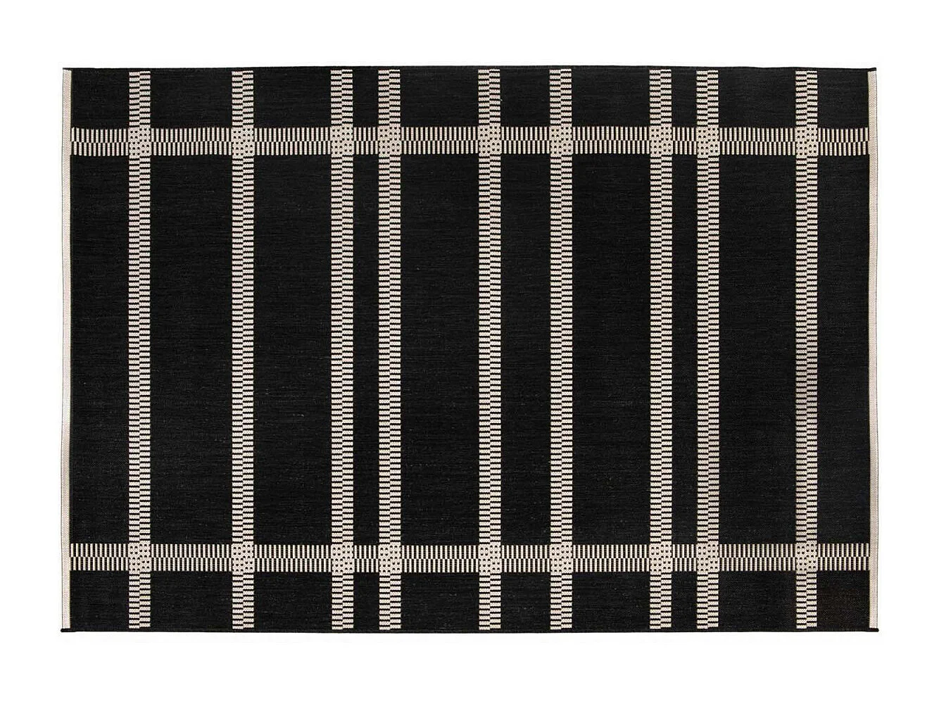Tapis extérieur en polypropylène Paomia tonnerre 160 x 230 cm