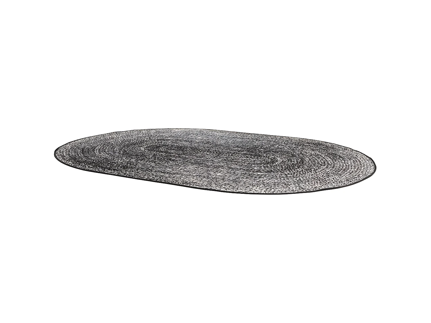 Tapis extérieur en polypropylène Malia Ovale