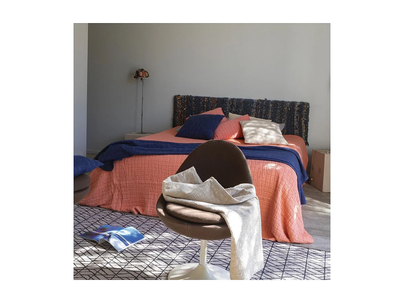 Plaid en coton Swami 200 x 130 cm