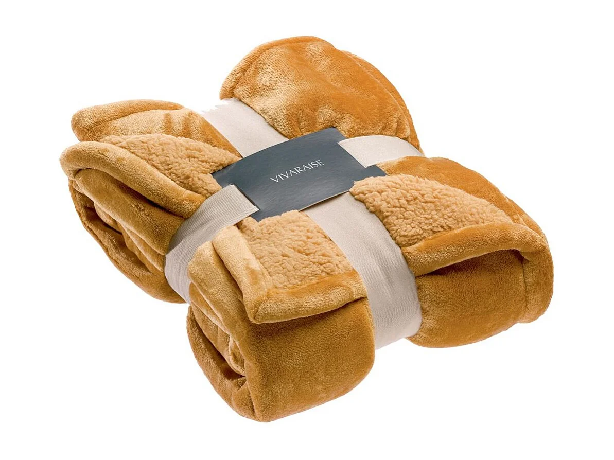 Maxi plaid in poliestere Michka 220 x 180 cm