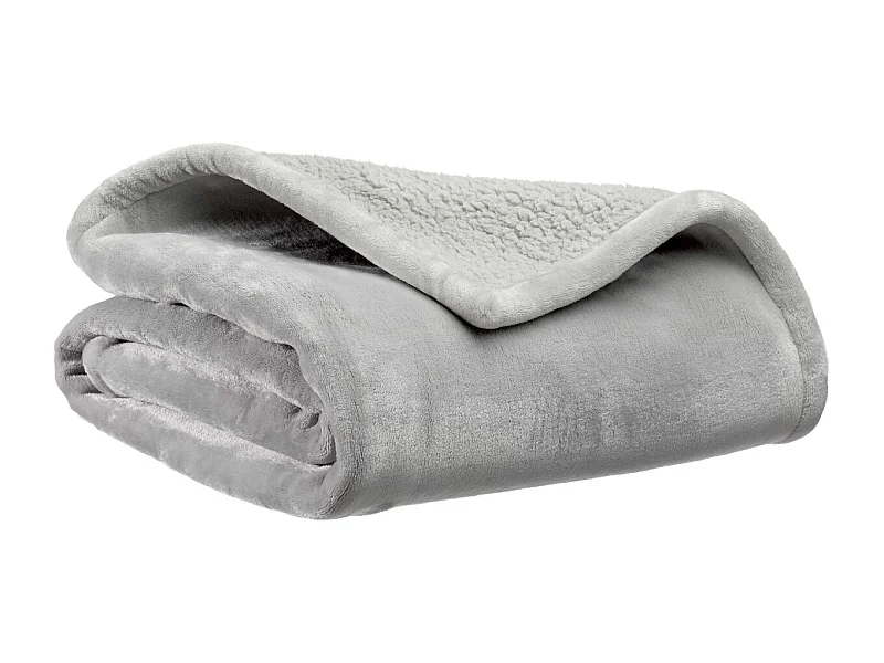 Maxi plaid en polyester Michka 220 x 180 cm