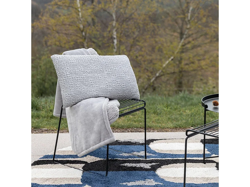 Maxi plaid de poliéster Michka 220 x 180 cm