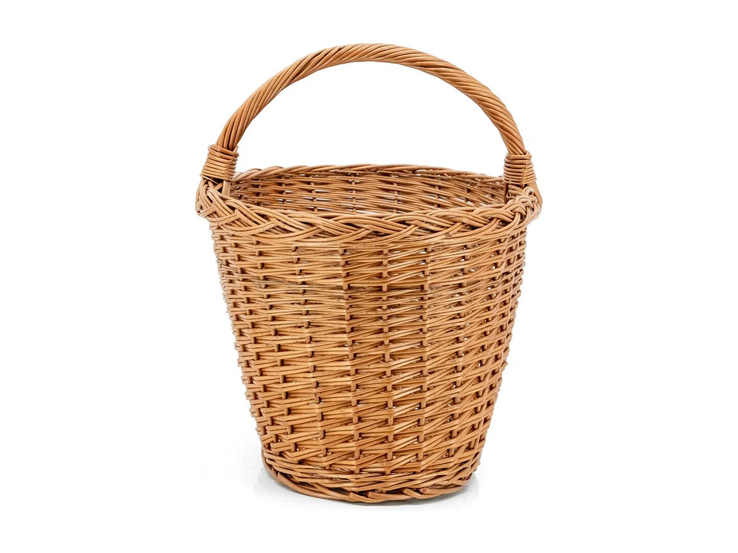 Panier de marché en osier buff 1