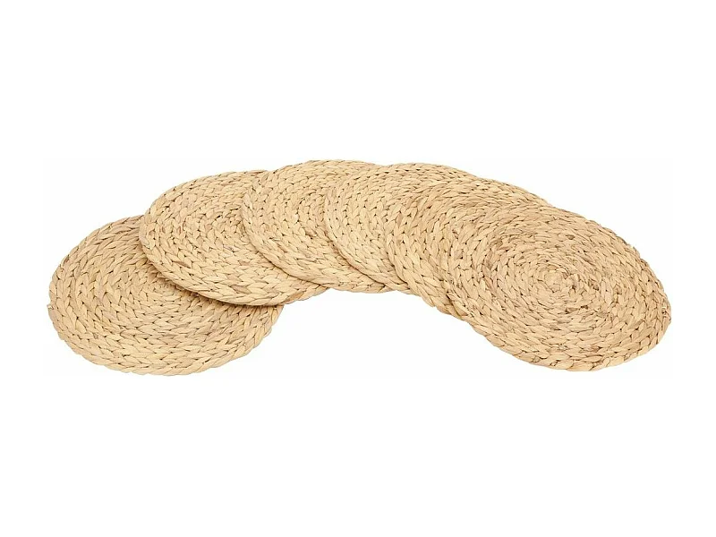 Sets de table ronds en jacinthe