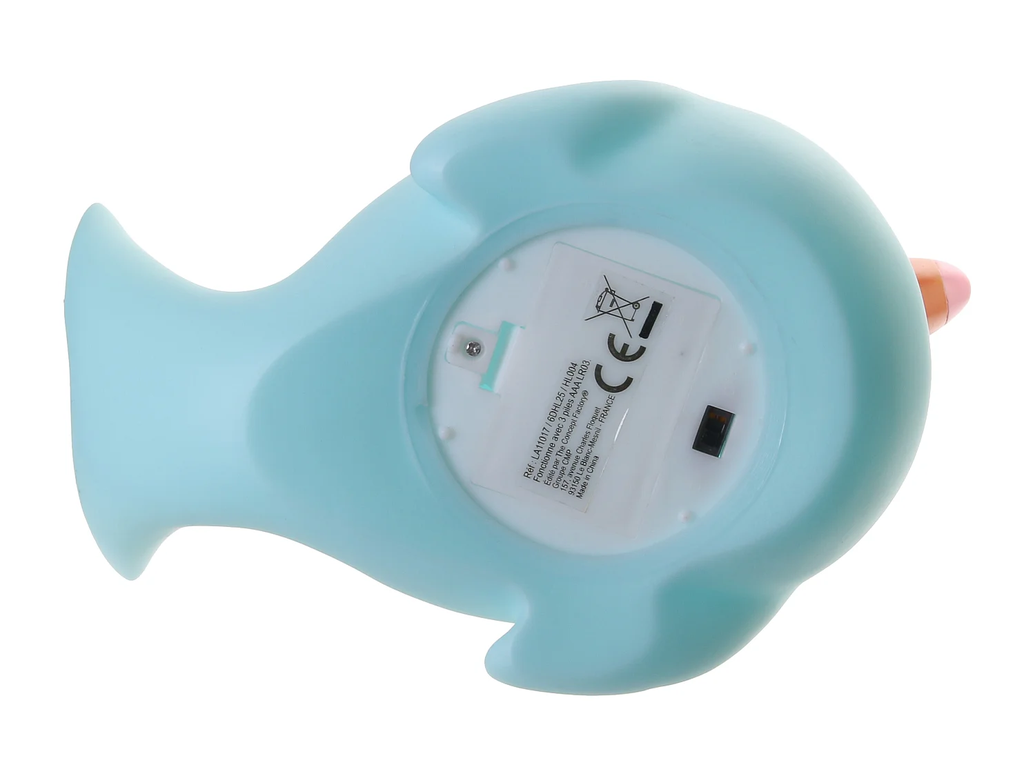 Veilleuse Baleine 21x13x13cm Bleu