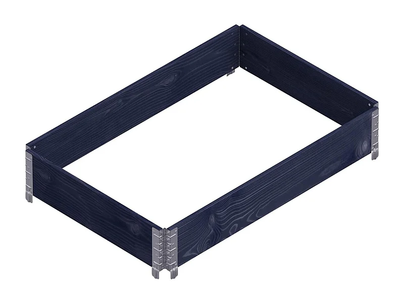 Carré potager Gardenbox 120 x 80 cm Noir