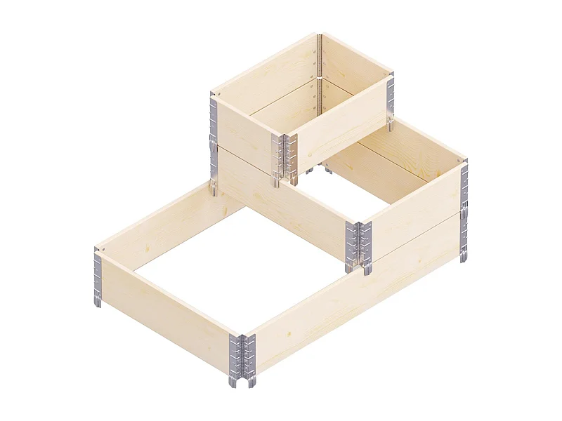 Carré potager 3 niveaux Stepped Bed 120 x 80 x 58.5 cm