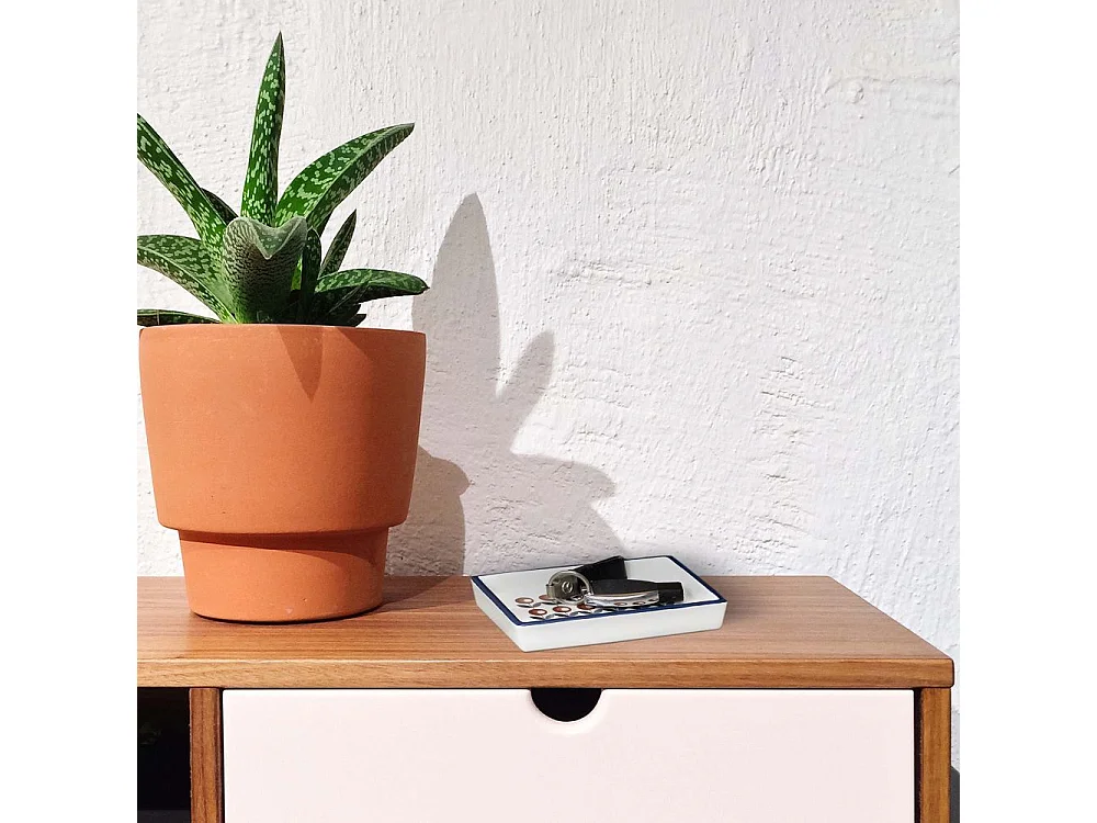 Vide poche en dolomite vintage 15 x 10 x 2.5 cm Lot de 3 modèles assortis