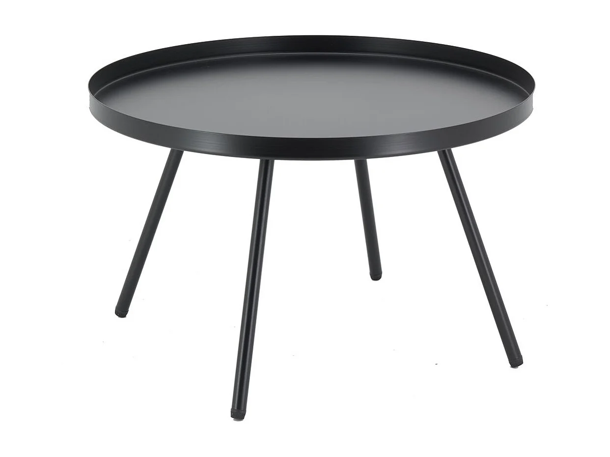Table basse en métal Ø 50 H 31.5 Noir