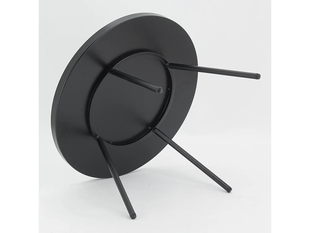 Table basse en métal Ø 50 H 31.5 Noir