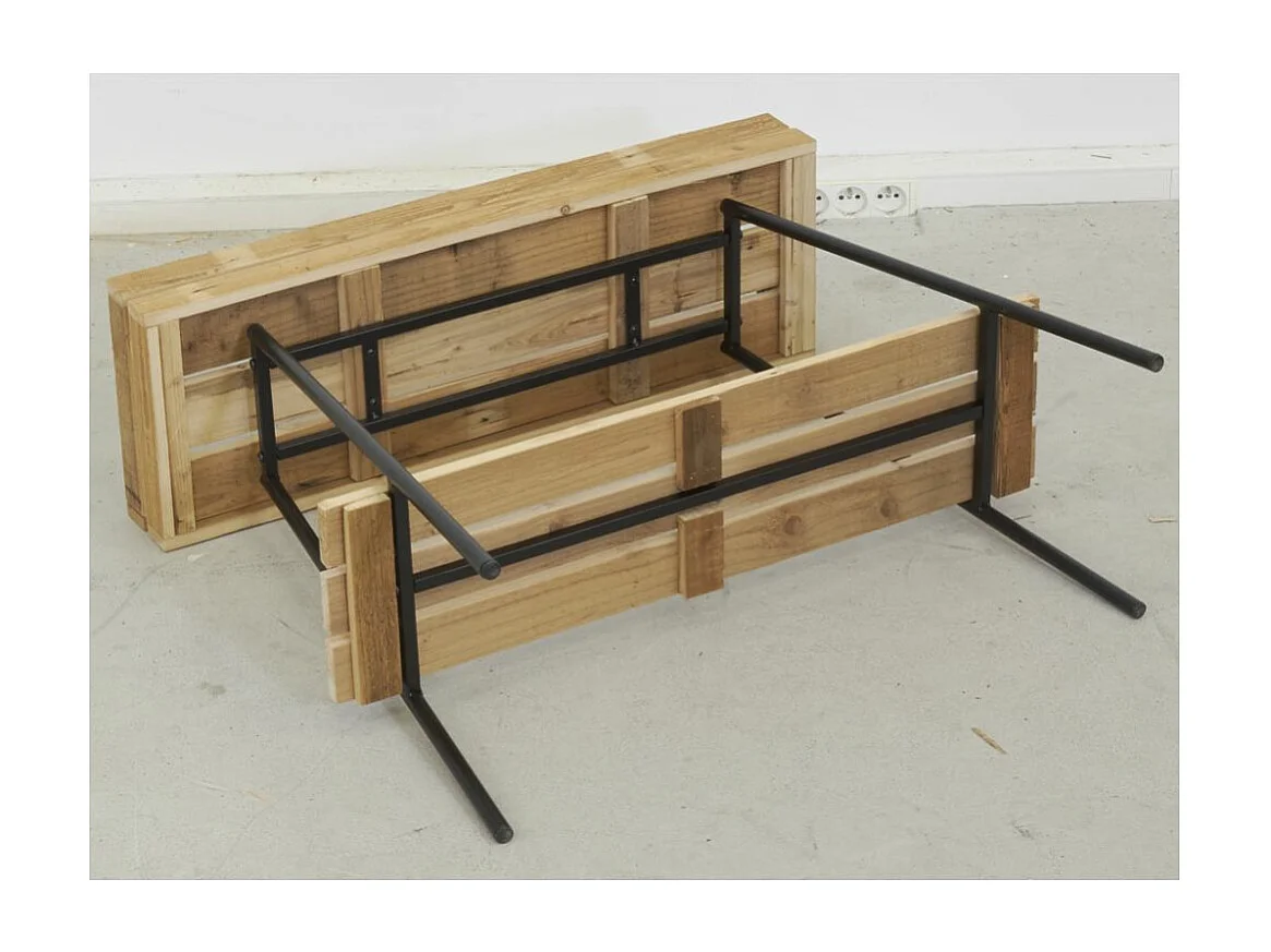 Potager sur pieds en bois recyclé