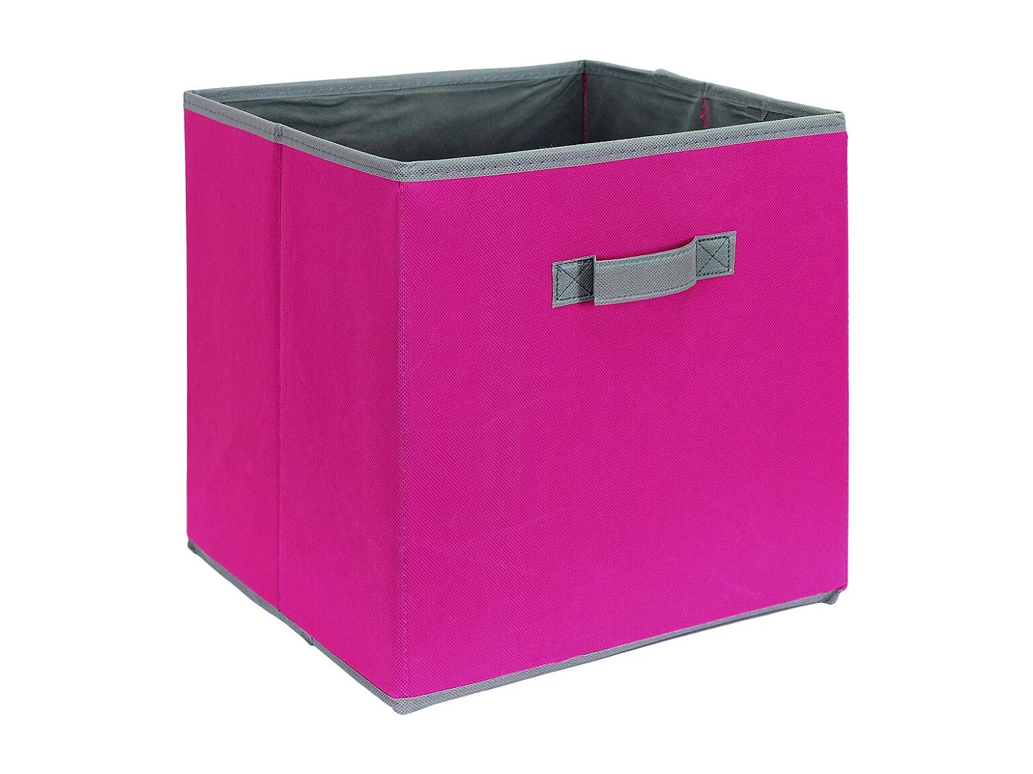 Cube de rangement coloré 30 x 30 cm (Lot de 2) fuschia