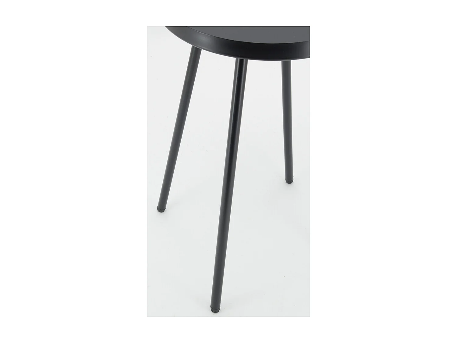 Table basse en métal Ø 30 H 50 Noir
