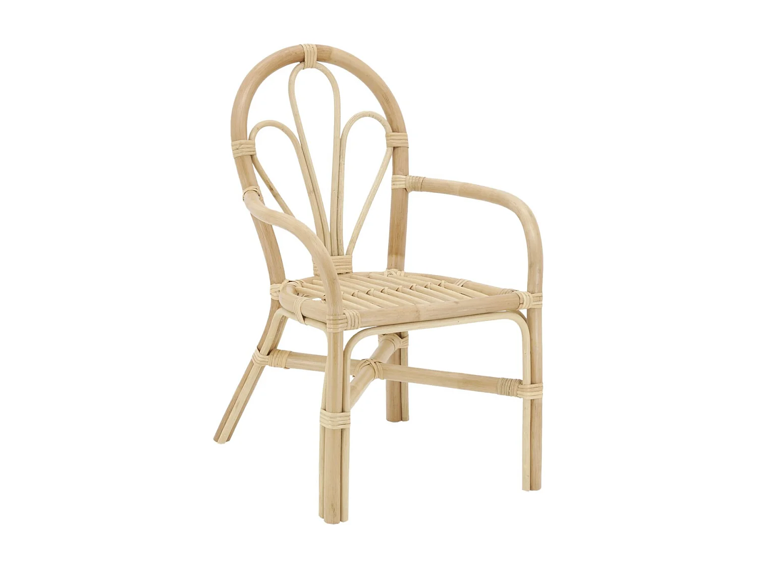 Fauteuil enfant en rotin Joseph Naturel