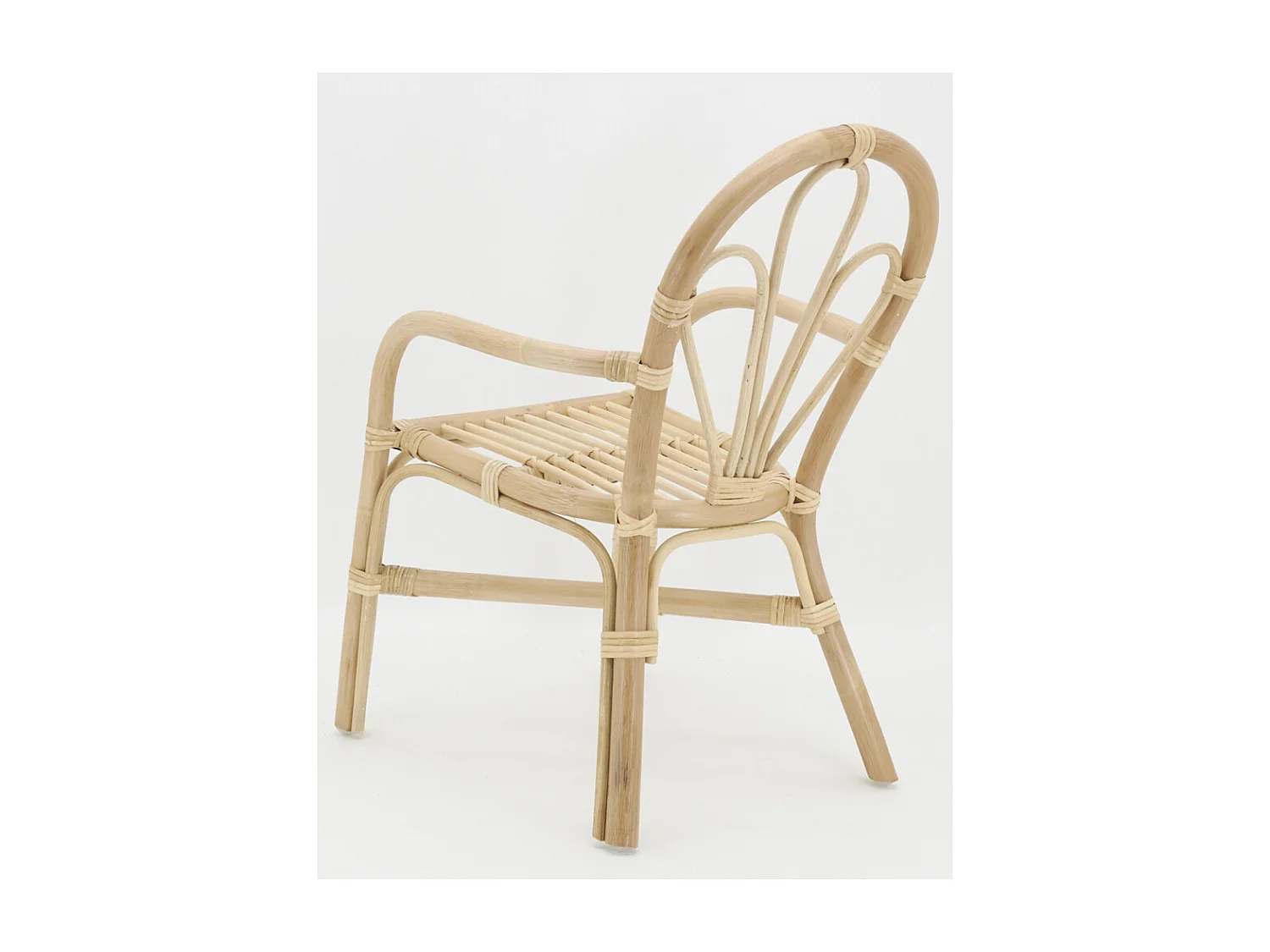 Fauteuil enfant en rotin Joseph Naturel