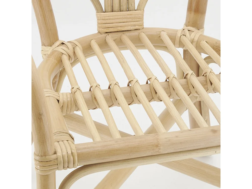 Fauteuil enfant en rotin Joseph Naturel